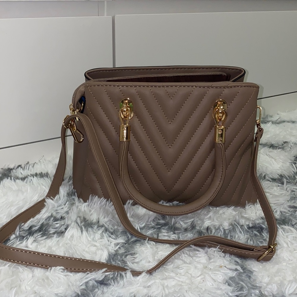 mocha brown crossbody purse